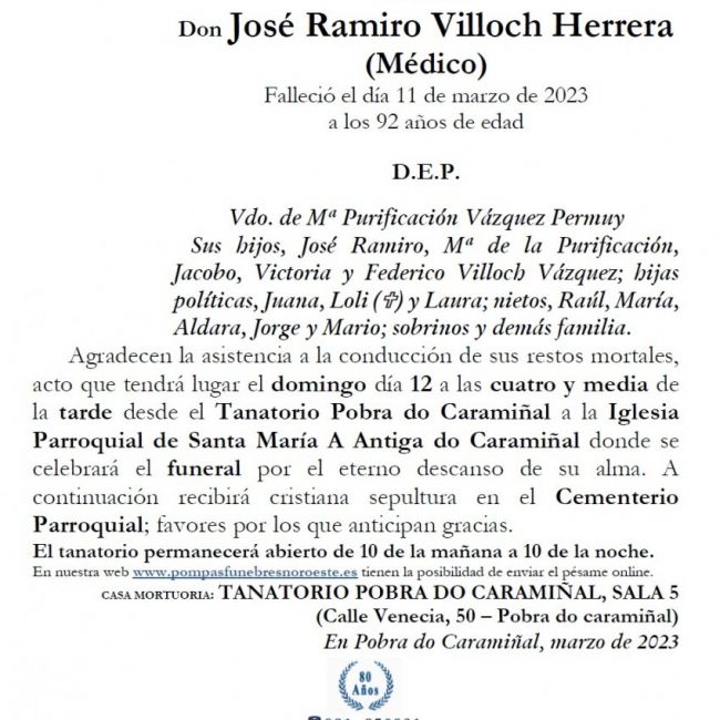 Villoch Herrera, José Ramiro