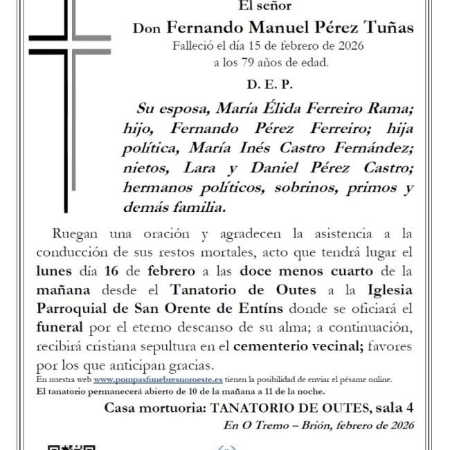 Fernando Manuel Pérez Tuñas