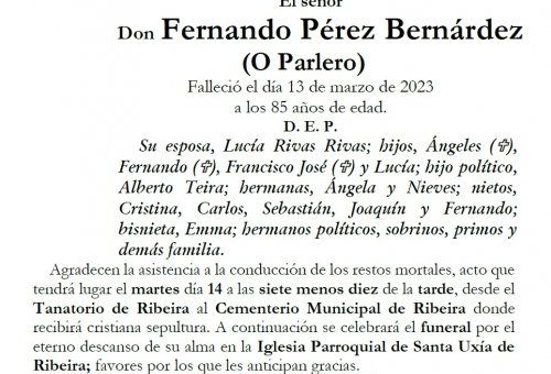 Pérez Bernárdez, Fernando