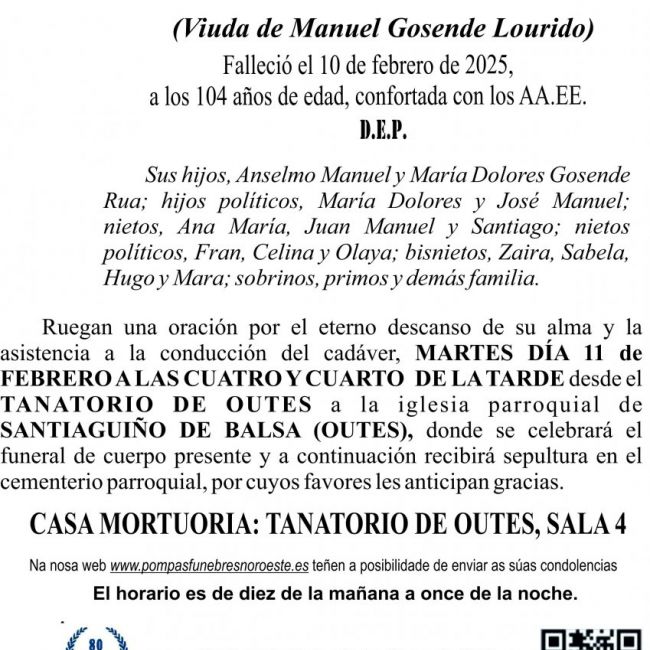 Copia de seguridad de 25 01 ESQUELA   ROSA DOLORS RUA POSSE
