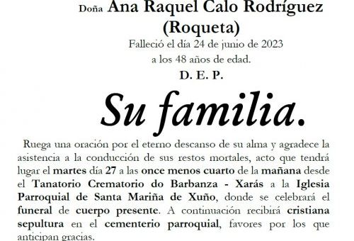 Calo Rodriguez, Ana Raquel