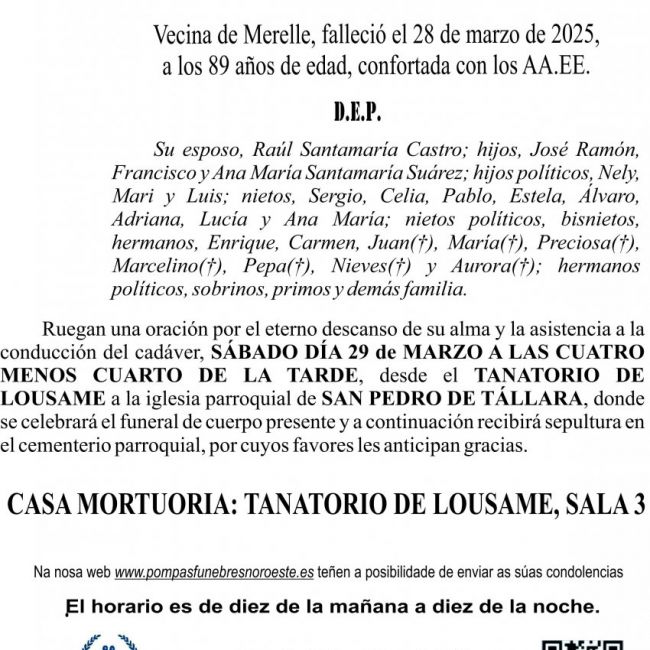 Copia de seguridad de 25 01 ESQUELA    Doña consuelo suarez freire
