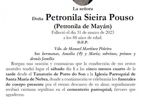 Petronila Sieira Pouso