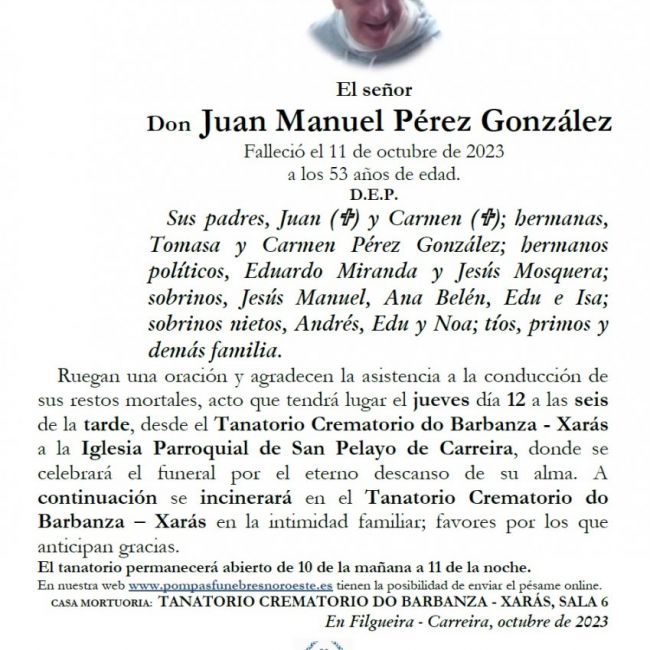 Perez Gonzalez, Jose Manuel