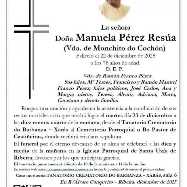 Perez Resua, Manuela