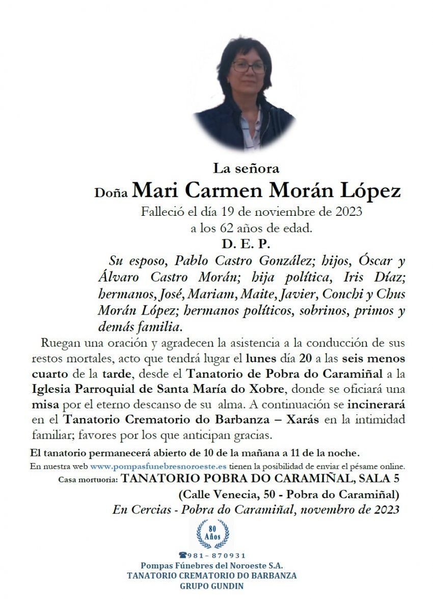 Moran Lopez, Mari Carmen