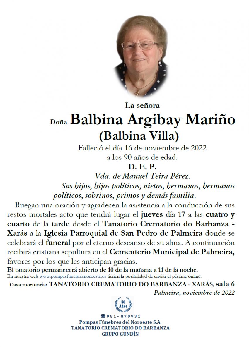 Argibay Mariño, Balbina.png