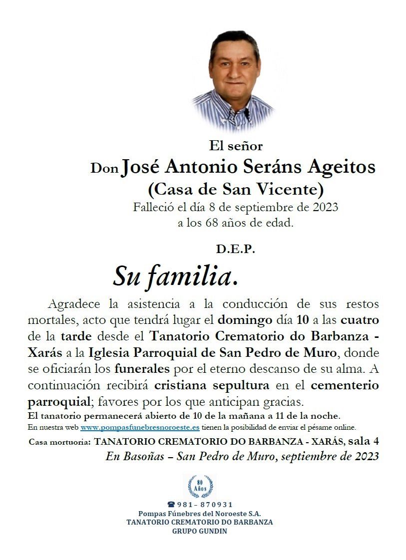 José Antonio Seráns Ageitos