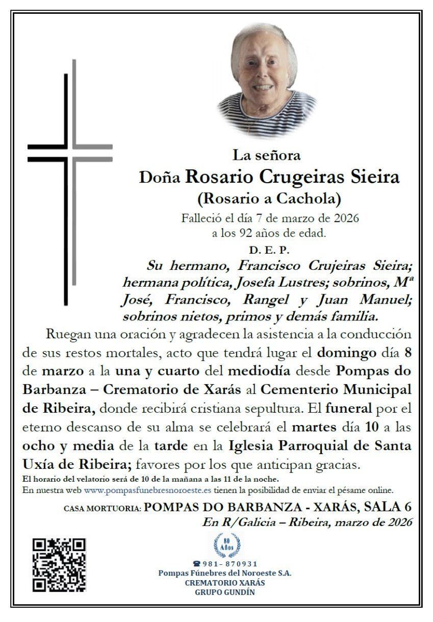 Crugeiras Sieira, Rosario