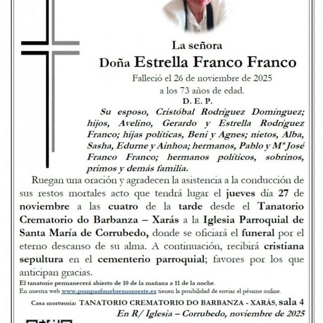 Franco Franco, Estrella