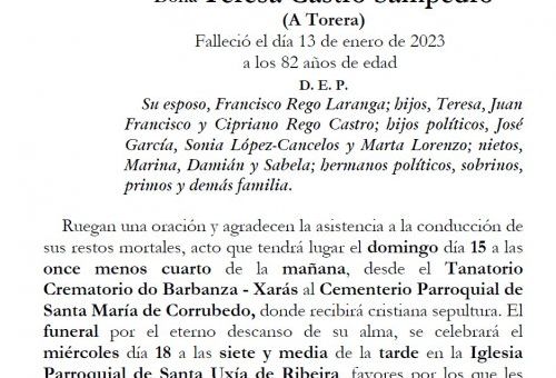Castro Sampedro, Teresa