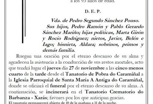 Mariño Maceiras, Mari Carmen