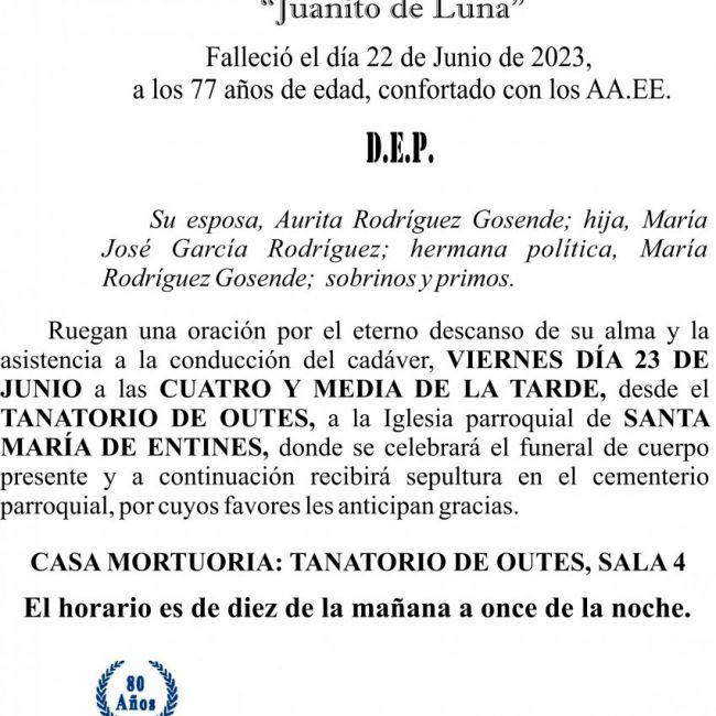 23 06 Esquela, Juan García Fontenlos