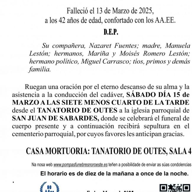 Copia de seguridad de Esquela 2025   ALBERTO ROMERO LESTON