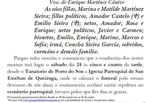 Sieira Garcia, Marina