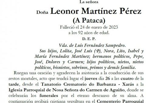 Martinez Pérez, Leonor