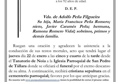 Doña Dolores Romero Vidal