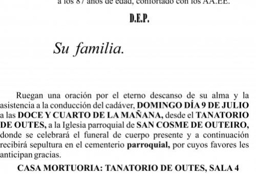 07 23 Esquela, Aurelio Moledo Romero