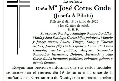 Cores Gude, Mª Jose