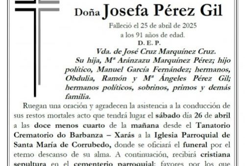 Perez Gil, Josefa