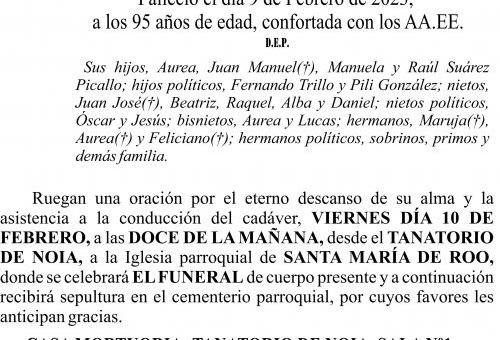 23 02 ESQUELA JOSEFA PICALLO TOME