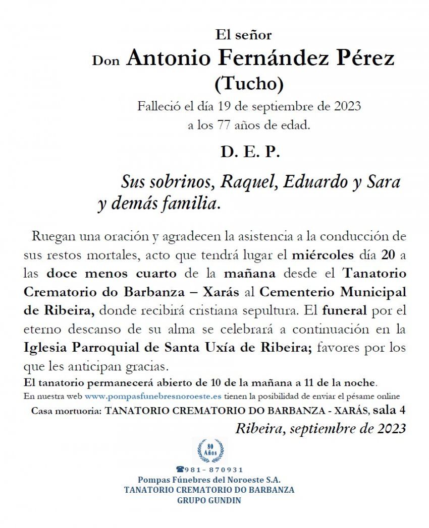 Fernández Pérez, Antonio