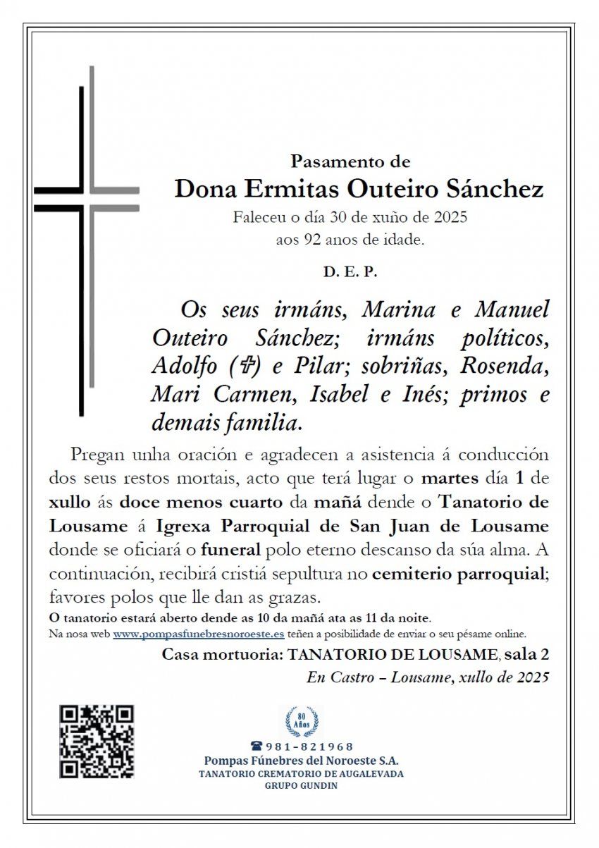 Ermitas Outeiro Sanchez