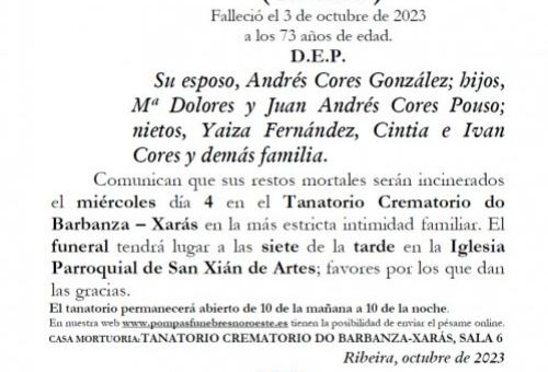Pouso Gude, Mª Carmen