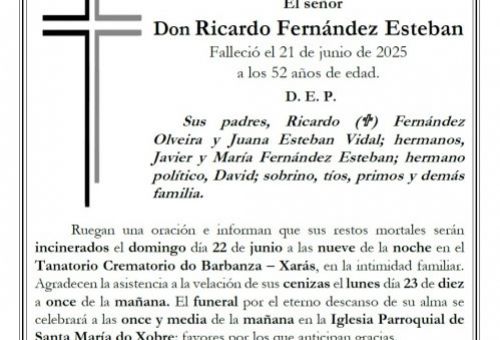 Ricardo Fernández Esteban