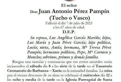 Perez Pampin, Juan Antonio