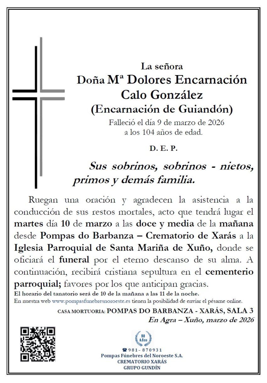 Calo Gonzalez Mª Dolores Encarnacion