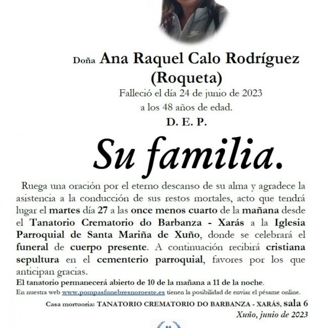 Calo Rodriguez, Ana Raquel