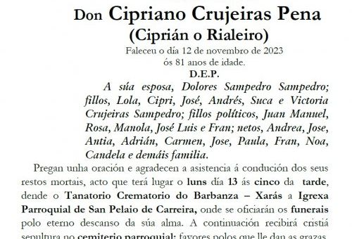 Crujerias Pena, Cipriano
