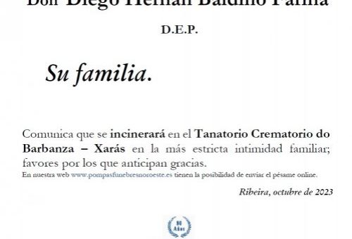 Baldiño Fariña, Diego Hernán