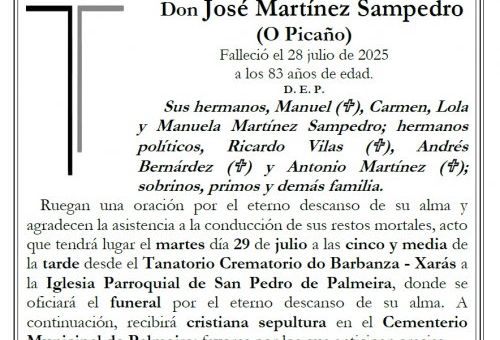 Martinez Sampedro, Jose