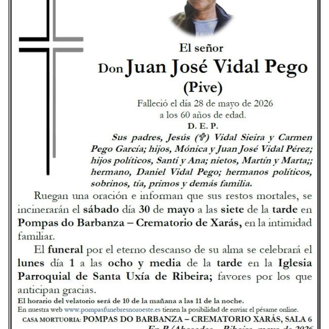 Vidal Pego, Juan Jose
