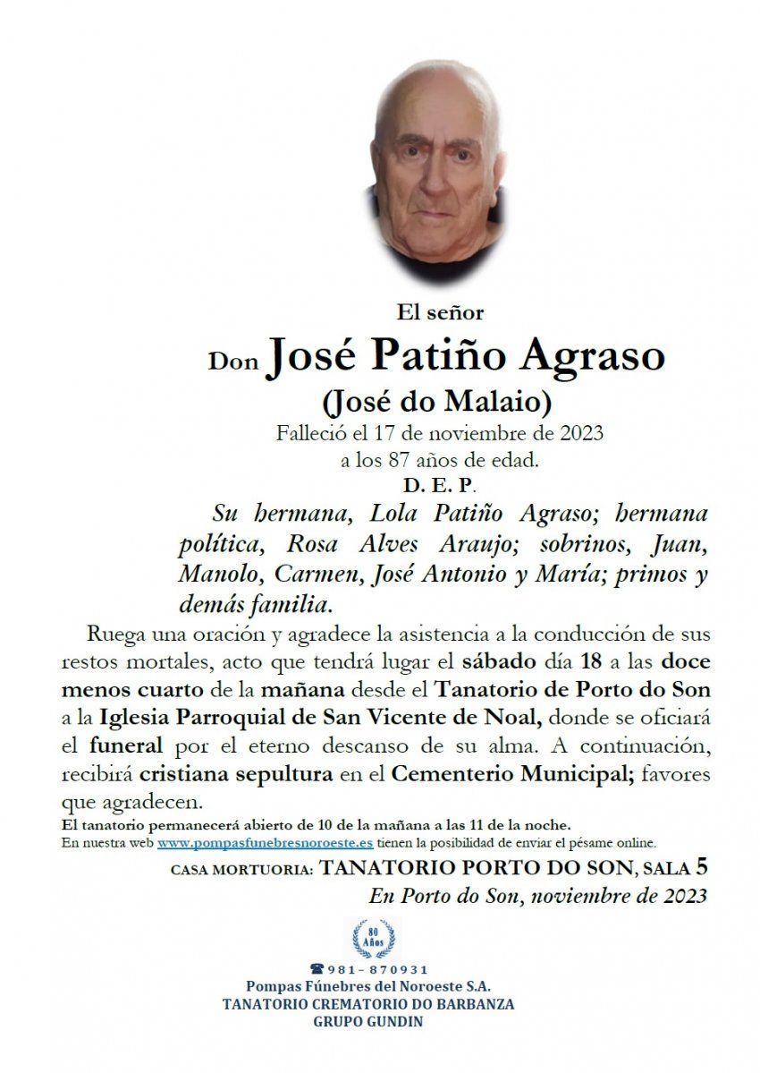 Patiño Agraso, José