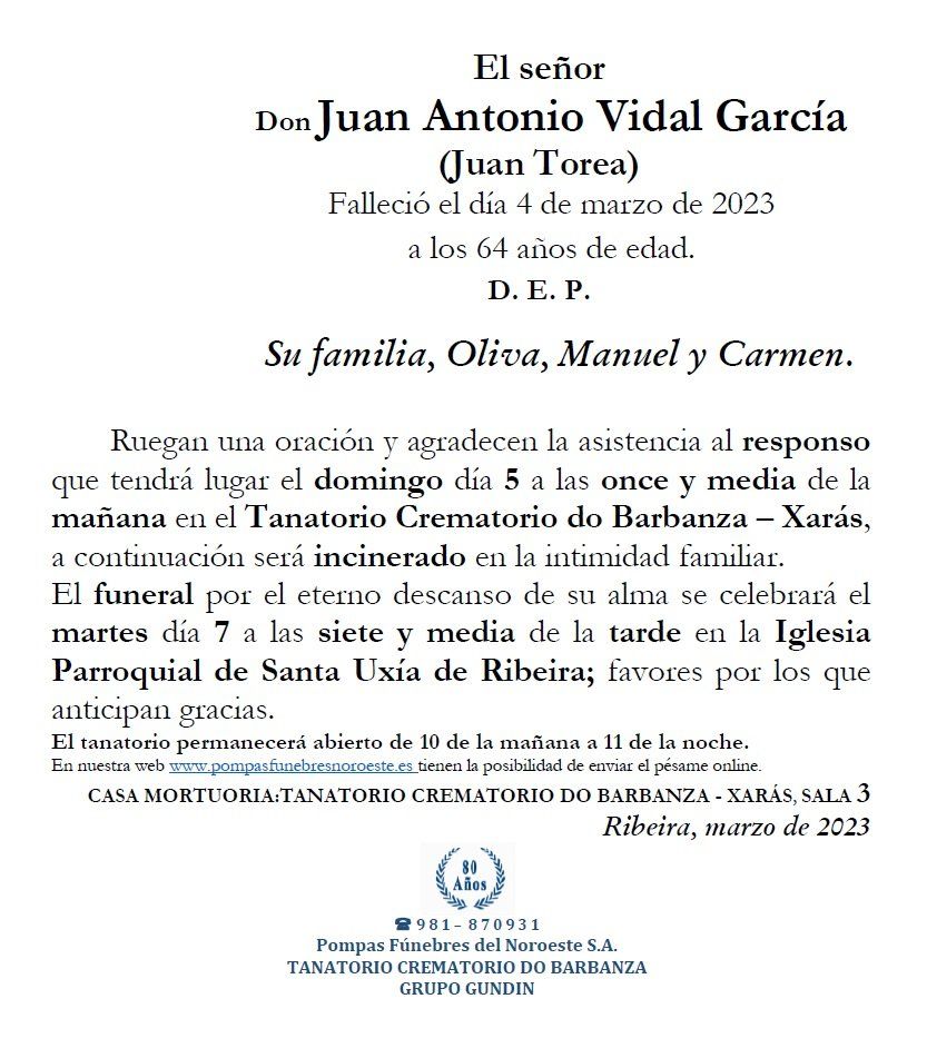 Juan Antonio Vidal García
