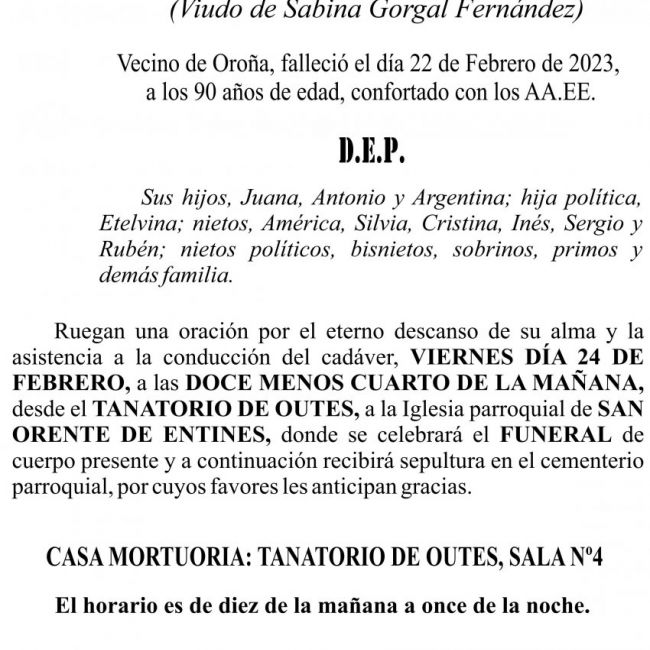 23 01 ESQUELA   Enrique Guzmán Guzmán