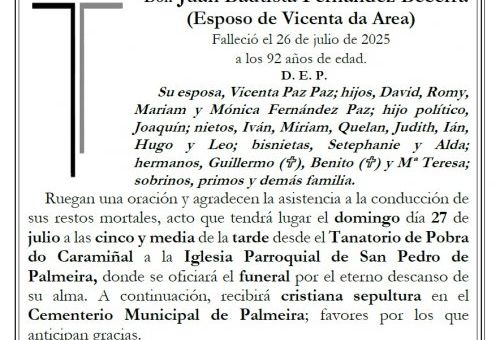 Fernandez Becerra, Juan Bautista