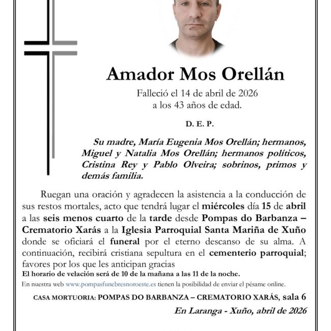 INSPECCION Xuño Amador Mos Orellan