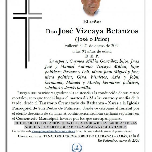 José Vizcaya Betanzos
