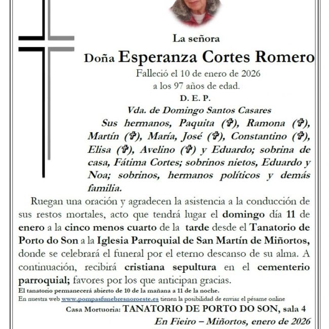 Cortes Romero, Esperanza