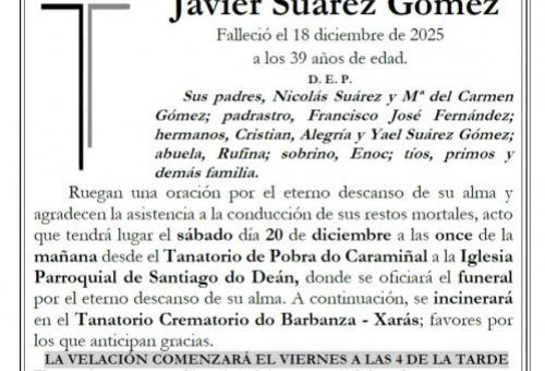 Suarez Gomez, Javier