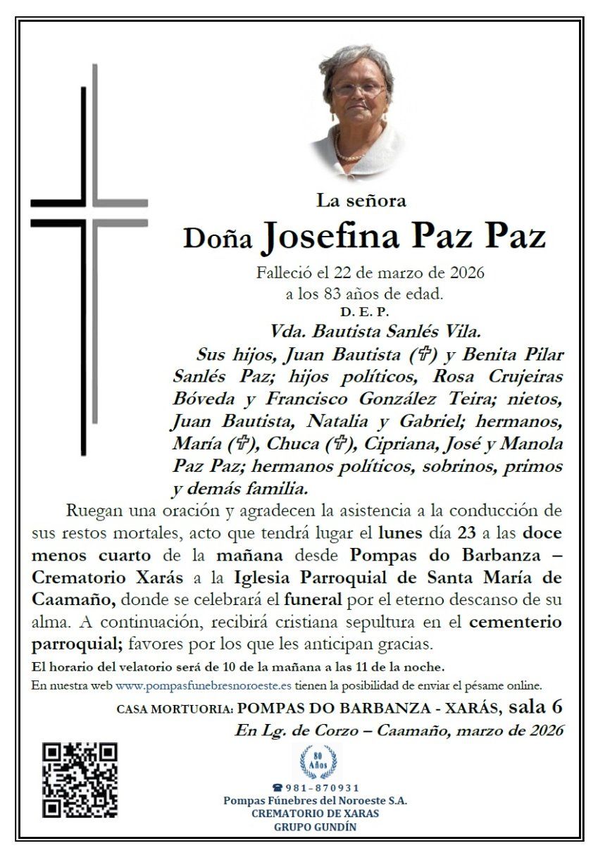 Paz Paz, Josefina