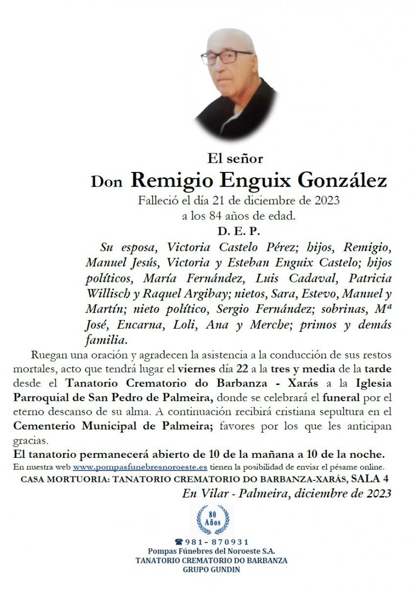 Enguix Gonzalez, Remigio