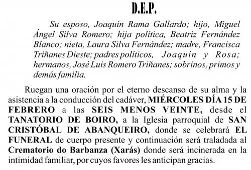 2023 02  María Manuela Romero Triñanes  INCINERACIÓN