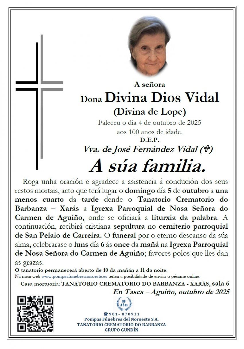 Dios Vidal, Divina