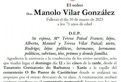 Vilar Gonzalez, Manuel