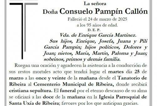 Pampin Callon, Consuelo
